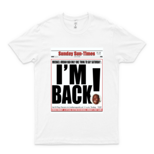 Mi-Chael Jor-Dan Shirt I'm Back 45 Return Chi-Cago Bul-Ls City Boot-Leg Shirt Team T-Shirts
