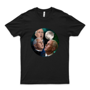 Mike Pence Howling At The Moon Slim Fit T-Shirt Simple Vintage Graphic Trump 2020 Shirt Unisex - Best Trending For Men Cool Tee Women