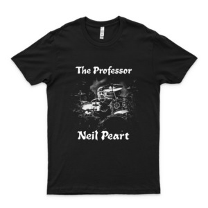 Neil Peart The Drumming Professor Rush Drummer Dmn10 T-Shirt