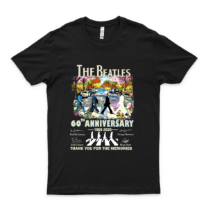 Novastar T-Shirts Funny #Beatles Shirt Abb-Ey Road 60Th Anniversary 1960 2020 Signature T-Shirt Gift For #Beatles Lover Fan