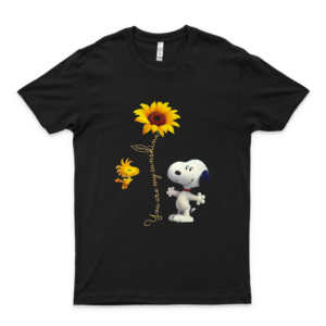 Official Snóópý And Woodstock You Are My Sunshine Sunflower Shirt 4Th Of July For Man For Women Shirt Funny For Boys Birthday Gift T Shirt Customize Love Shirt