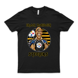P-I-T-T-S-B-U-R-G-H S-T-E-E-L-E-R-S Iron Maiden Halloween T Shirt, Hoodie For Men Women Casual Shirt Mens Cotton Printed For Women Adults Customize Trending Shirt