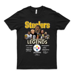 P-I-T-T-S-B-U-R-G-H Steelers L-E-G-E-N-D-S Jack Lambertroy Polamalu Hines Ward Joe Greene Jerome Bettis Signatur