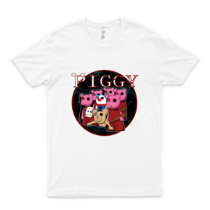 Piggy R-O-B-L-O-X R-O-B-L-O-X Game Piggy R-O-B-L-O-X Characters Classic Tshirtjpeg Summer Shirt