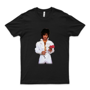 Prince Rogers Nelson And Flowers Shirt Design Shirts Soft Women Unique Tees Hot Fashionable Cheap Design