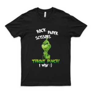 Rock Paper Scissors Throat Punch! IWin Grinch The Grinch Shirt Dr Seuss Shirt Grinch Grinch Quarantine Shirt