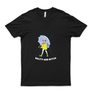 Salty-Ass Bitch - Morton Salt Vintage Roller Derby Girl Classic T-Shirt Graphic Trending Unisex Youth Anti Trump Shirt Funny Aldult T-Anti Trump Shirt Sellers Trend