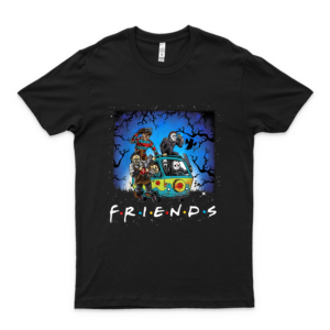 Scary Movie Vílláíns Friend Michael Myers Freddy Krueger Voorhees Texas Chainsaw Massacre Match Unisex Shirts