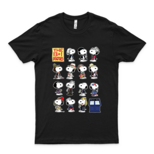 Snóópý And Doctor Who The Dogtors T Shirt, 100% Cotton Tee, Women's Men's Kids Sizes Graphic Novelty Funny T Shirt For Women