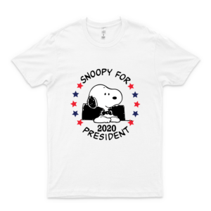 Snóópý For President 2020 T Shirt, Hoodie Customized Basic Novelty Tees Graphics Female Cotton Printed Awesome Sellers Trend Customize T Shirt