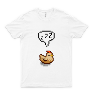 Stardew Valley Sleeping White Chicken Classic T-Shirt Design Shirts