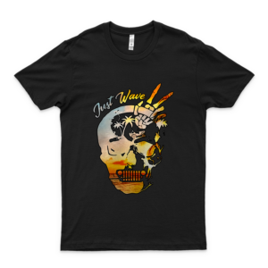 Summer Skull Just Wave J.Ee.P Unisex Logo Cheap Tee Logo Love Shirt Cools Shirt Birthday Gift T Shirt