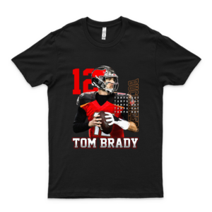 Tampa-Bay Tom 12 Football Brady Quarterback Qb Jersey Taz 2-Sides T-Shirt