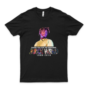 Thank You For The Memories Juice Wrld 1998 2019 Shirt Basic Novelty Tees Graphics Female Cotton Printed Teens