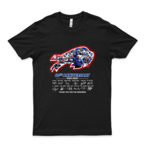 Thank you for the memories buffalo bills 60th anniversary 19602020 signatures