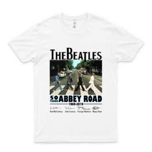 The Beatles  Anniversary Abbey Road Signature. The Bęätles T Shirts The Bęätles Yellow Submarine Shirt Joohn Leenon The Bęätles Gifts