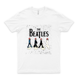 The Beatles The Abbey Road Merry Christmas  The Bęätles T Shirts- The Bęätles Yellow Submarine Shirt- Joohn Leenon The Bęätles Gifts white