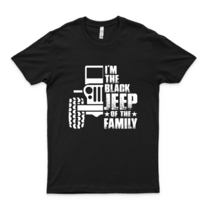 The Black J.Ee.P Of The Family T Shirt For Men And Woman Graphic Trending Unisex Youth Shirt Funny Best Shirts Casual Cute Simple Customize Gift Ideas