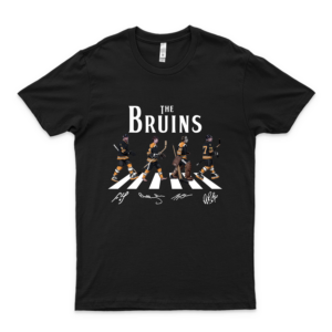 The Bruins Walking In The Abbey Road -FunnyShirt Ńffľ Logo Shirt- Ńffľ Baseball Shirt- Ny Gĭąnts Cotton T Shirt For Men