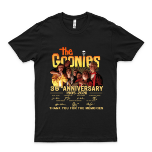 The Goonies Film 35Th Anniversary 1985-2020 Cast Signed Thank You Graphic Gift Men Women T-Shirt Love Shirt