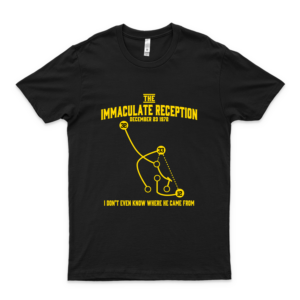 The Immaculate Reception Shirt P-I-T-T-S-B-U-R-G-H Classic Tshirt Team T-Shirts