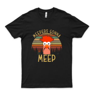 The Muppet Show Beaker Meepers Gonna Meep Baby One Piece Shirts Unisex T-Shirt (Black;S)