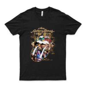 The Rolling Stone Anniversary 1962-2020 Music The Rolling Stones T Shirt- The Rolling Stones T Shirt Women- Rock T Shirts For Men
