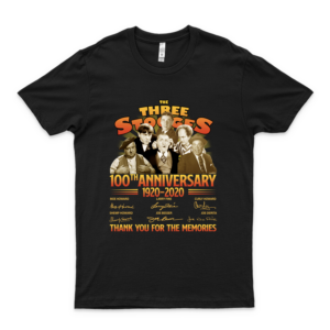 The Three Stooges 100Th Anniversary 1920-2020 Thank You For The Memories T Shirt Gift