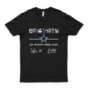 Top Cow-Boys Da-K Pre-Scott Eze-Kiel Ell-Iott Signature Custom Shirt