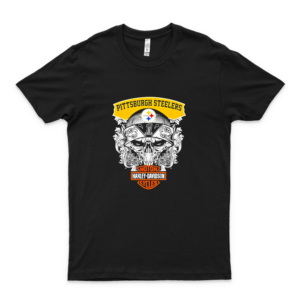 Top Skull Motor Hárléý David Son P I T T S B U R G H Steelers T Shirt, Hoodie, Sweatshirt, Tank For Men Women Love Shirt