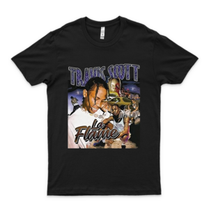Tra-Vis Sco-Tt La Flame T-Shirt Graphic Trending Unisex Youth Shirt
