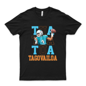 Tua Tua T-Ua Tago-Vailoa Mi-Ami Do-Lphins Football Team Shirt Cool Graphic T Shirts Funny Cute Tees Tshirt Black Love Shirt