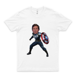 Tucker Carlson 3 68 - Vintage Men's Shirt Tshirt for Women Classic Handmade Shirt