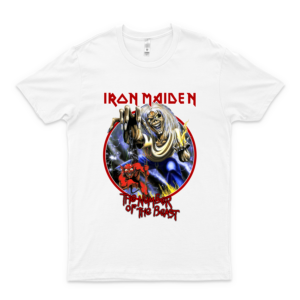 Uk Metal Rock Band Tees Iron Maiden T-Shirt Basic Novelty Tees Graphics Female Cotton Printed Unique T-Shirts Comfy Shirt Gift Ideas