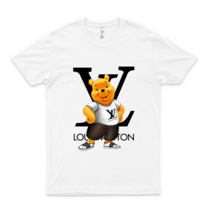 Winnie The Pooh Lóúís Vúíttón Unisex T Shirt Trending Shirt Hot Trend For Women Cool Men Graphic Gift Ideas Shirt-black