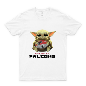 for Atlanta Falcon and Baby Yoda Star Waars Customize Shirt