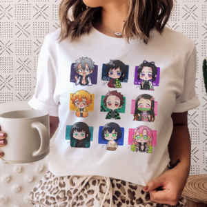 All character chibi Shirt Demon Slayer Anime Shirt