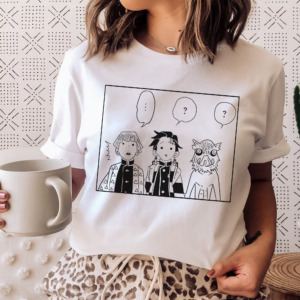 Tanjiro Zenitsu Inosuke Art Funny - Demon Anime Slayer Shirt